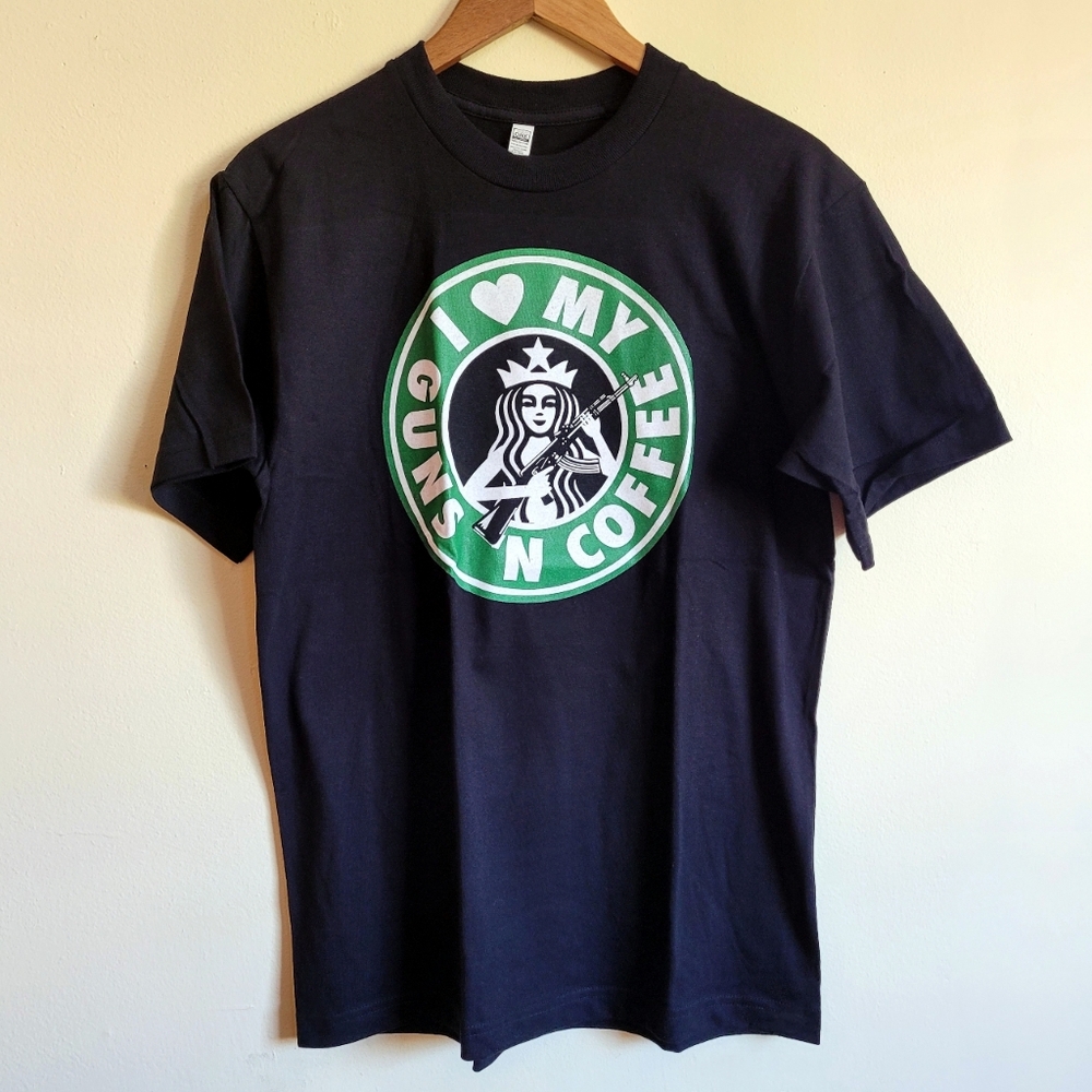 "I ❤️ My Guns N Coffee" T-Shirt
